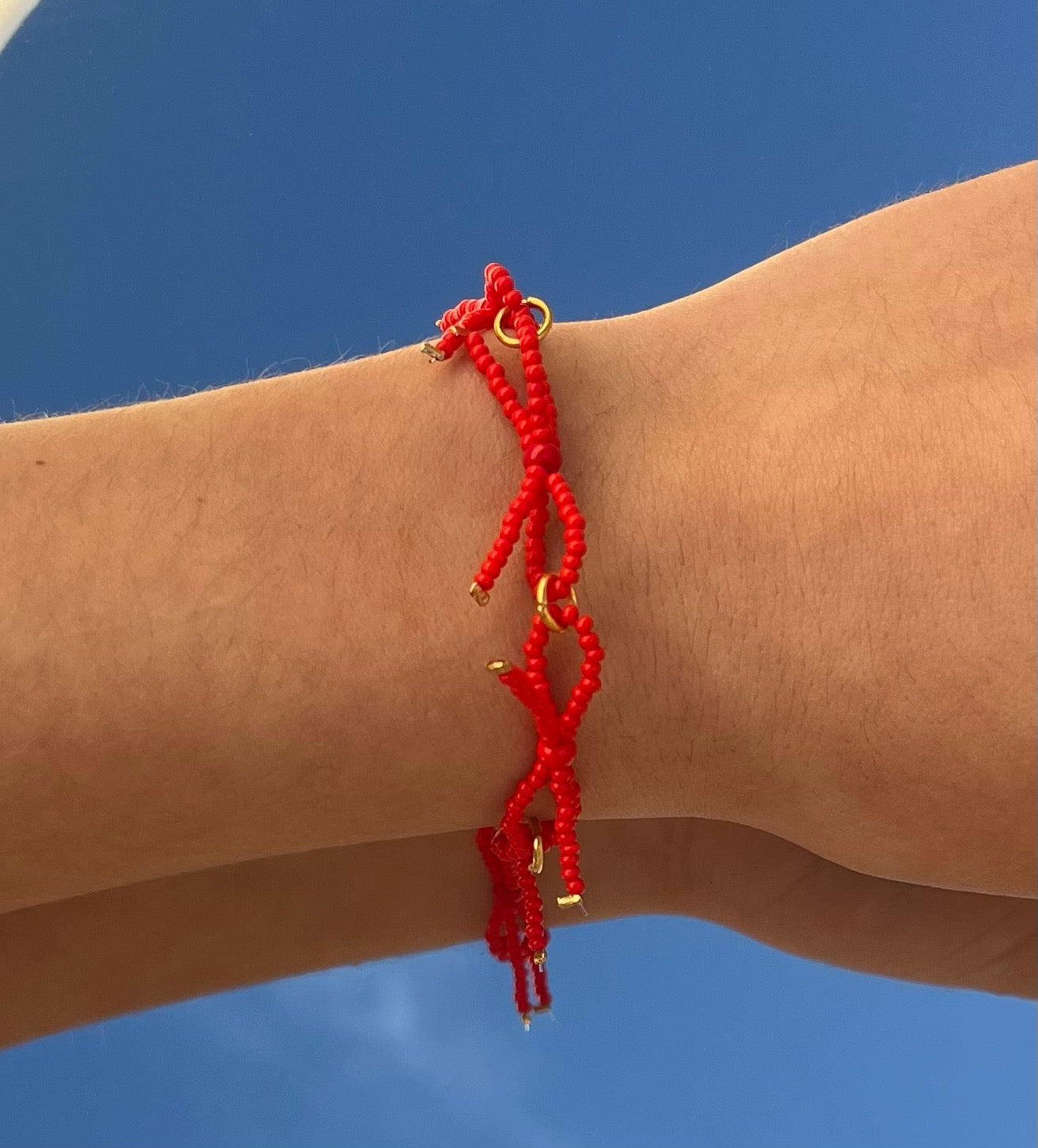 Red Bow Bracelet