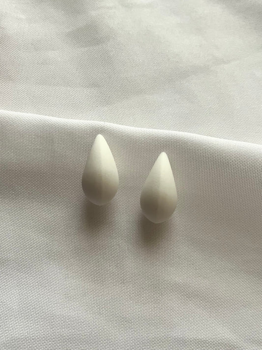 Bottega White Earrings