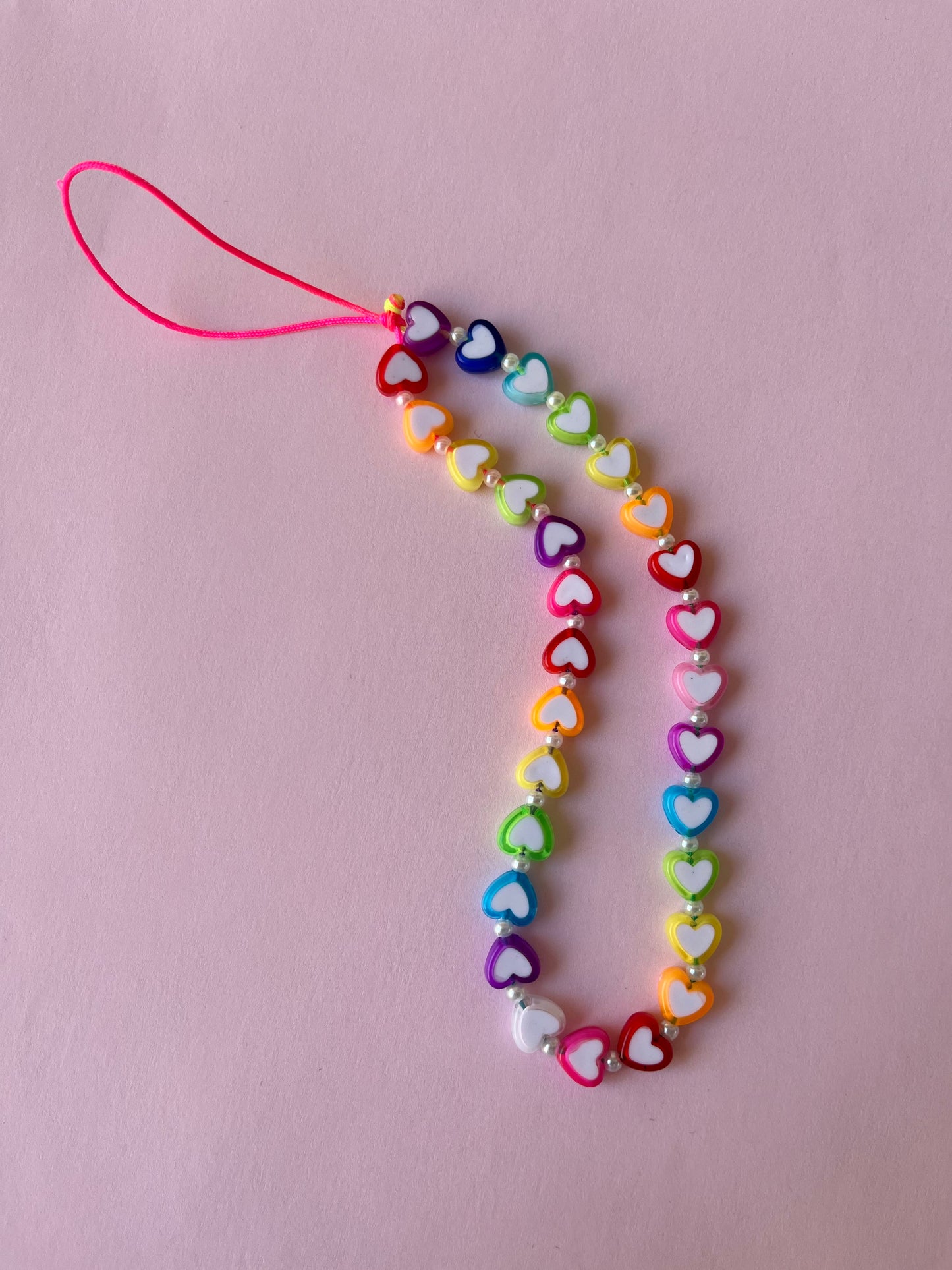 Rainbow Hearts Strap