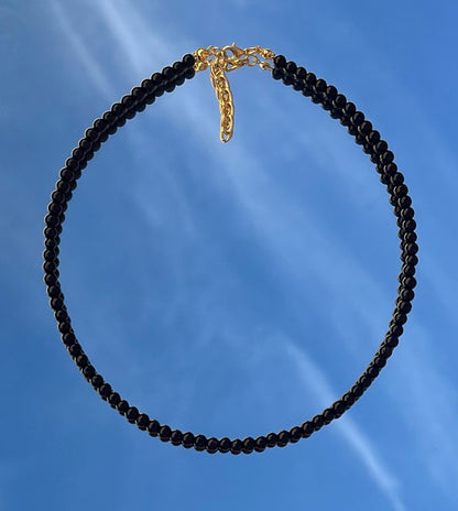 Basic Black Pearl Necklace