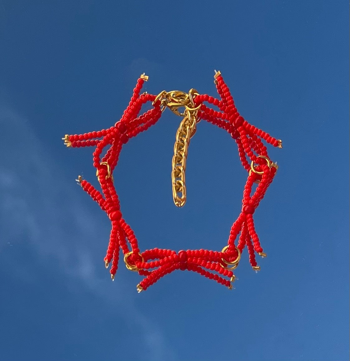 Red Bow Bracelet