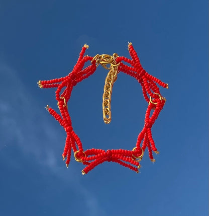 Red Bow Bracelet