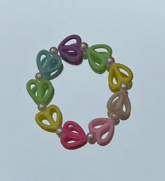 Pastel Heart Bracelet