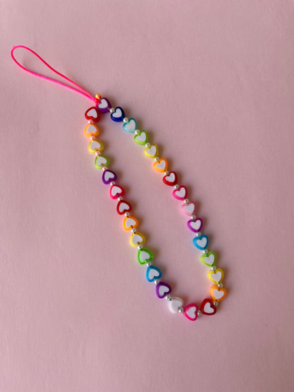 Rainbow Hearts Strap