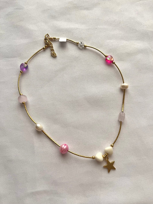 Pinky star necklace⭐️