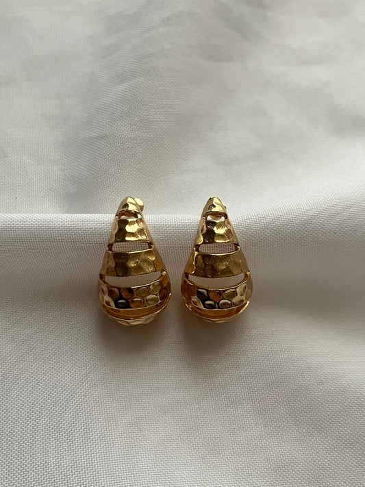 Gold Drop Earrings 2