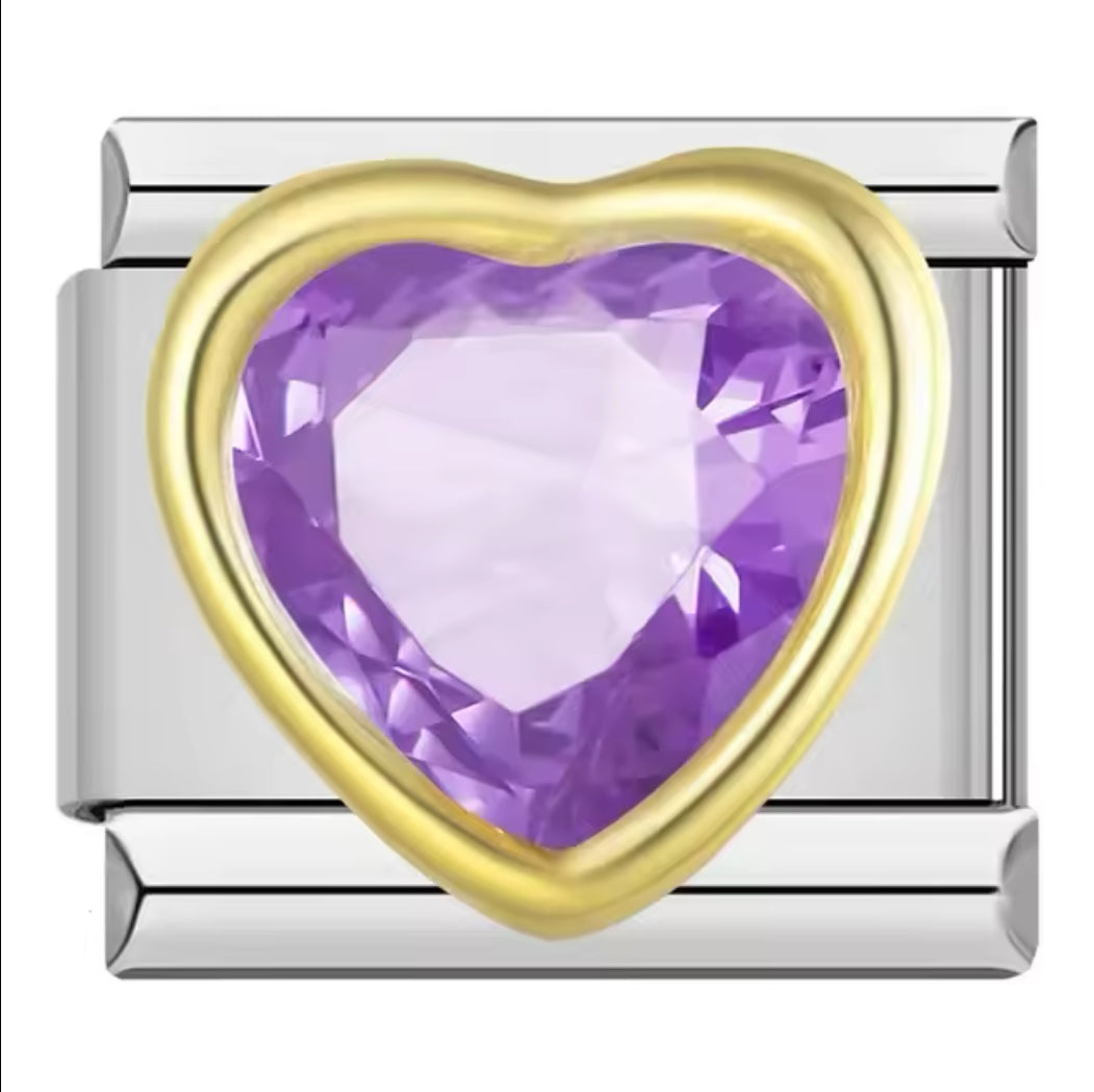 Charm Crystal Heart