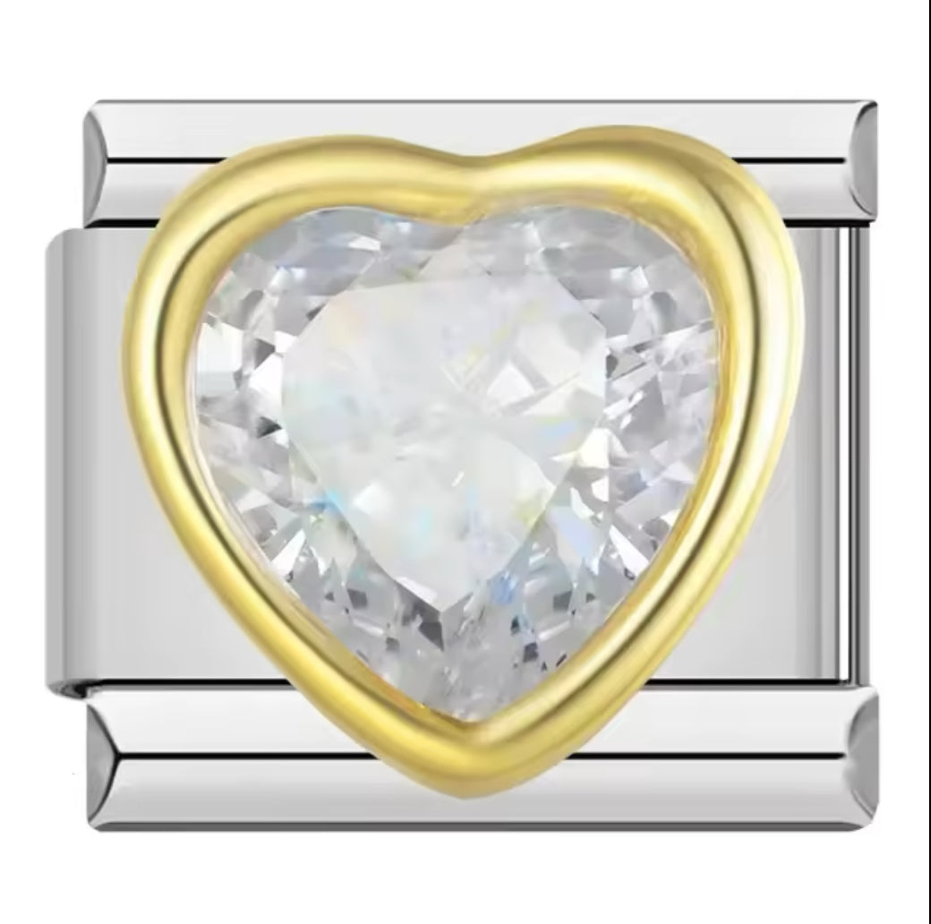 Charm Crystal Heart